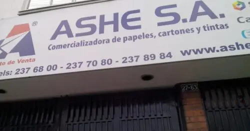 ASHE SA CALLE 11 BOGOTÁ ASHE SA CALLE 11 BOGOTÁ